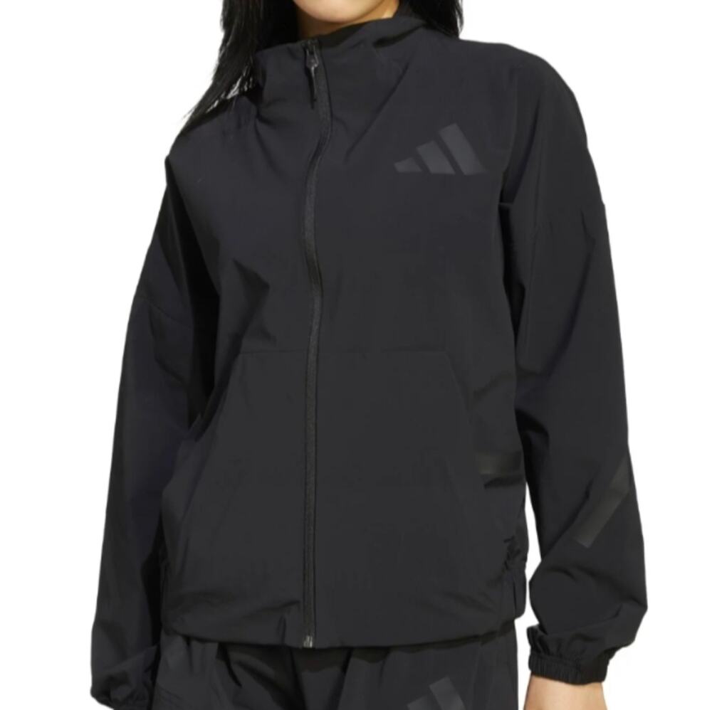 NWT Adidas Multi Sport Jacket Women's Size S Black UPF 50+ Athletic (0186)